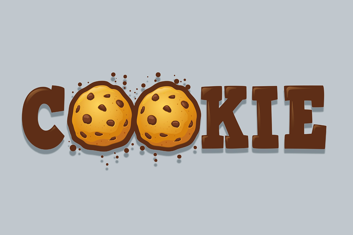 Cookie Wort mit 2 Keksen als o  (verweist auf: Cookies und andere Tracking-Technologien)